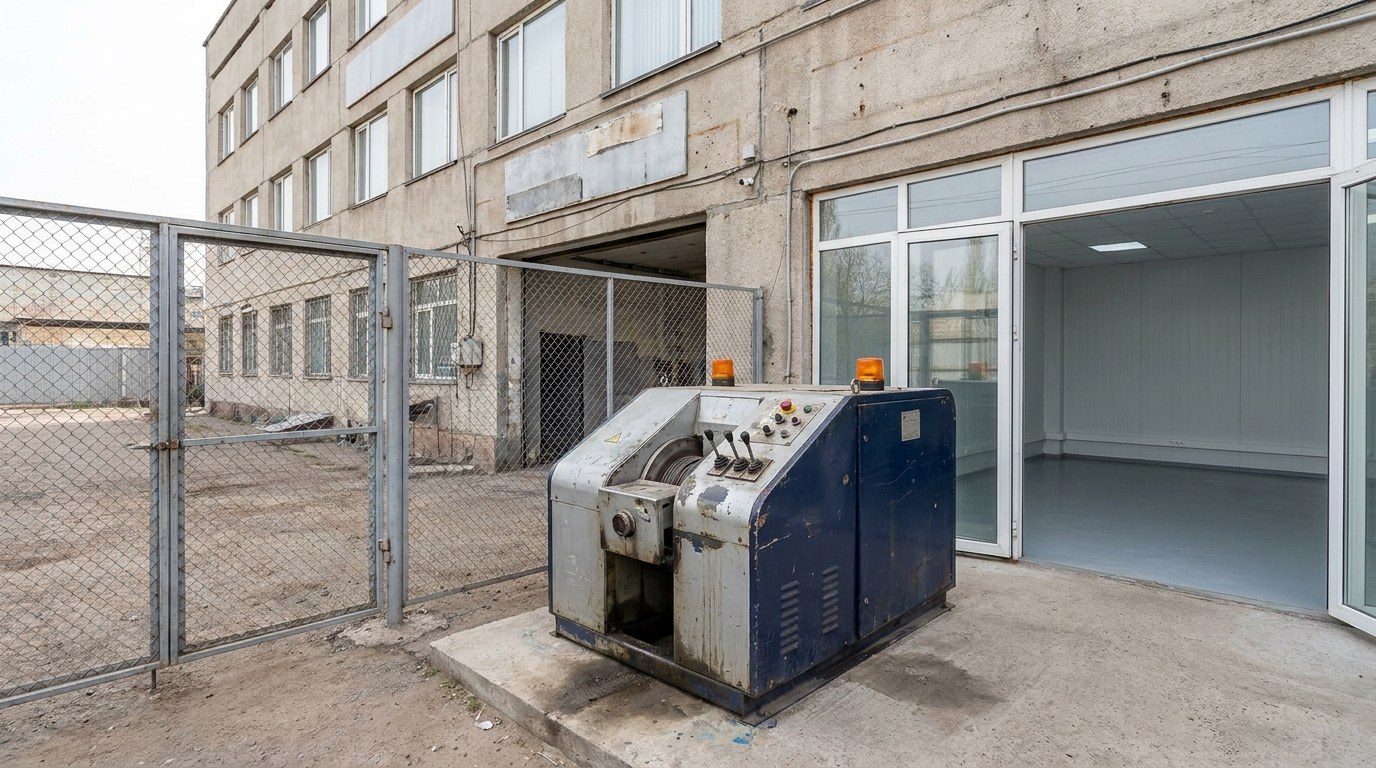 офис и двор в Казахстане